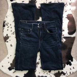 SOLD ON CURTSY AE Hi-Rise Artist Flare Jeans